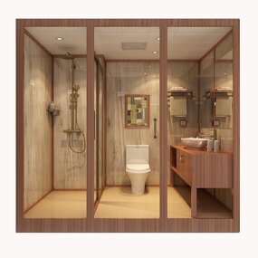 Mobile Toilet Manufacturer - Overall Bathroom Shower Room Custom