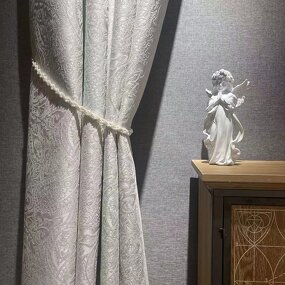 Curtain Fabric Manufacturer - High-density Yarn-dyed Water Wave Pattern