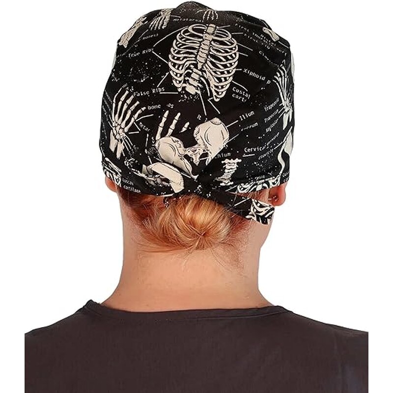 Work Cap Manufacturer - Instrument Skull Skeleton Brain Custom Print