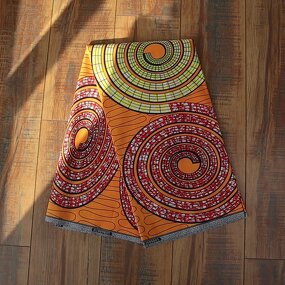 Wax Fabric Supplier - 100% Cotton Ankara Gold Sand Grand