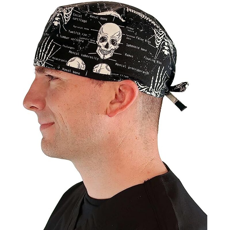 Work Cap Manufacturer - Instrument Skull Skeleton Brain Custom Print