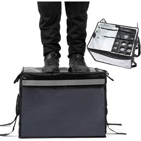 Food Delivery Bag Manufacturer - Insulated with Support Frame Plastic