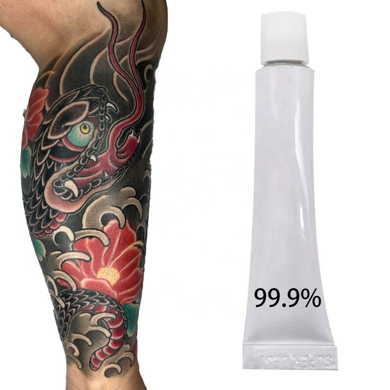 New Formulation for Tattoo Ink and Permanent Makeup 99.9% Premium Tattoo Cream Pre-tattoo Application Post-tattoo Care
