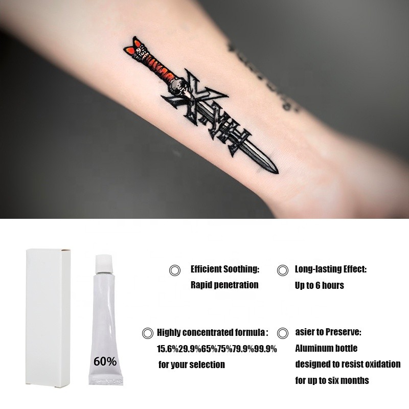 Customized New Product Tattoo Kits and Supplies 60% Tattoo Cream Pigment with High Retention and Longevity Pigment Ink