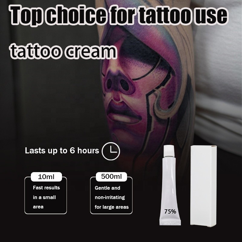 Wholesale Customization Makeup Artist Supplies Materiales Para Tatuajes 75% Tattoo Cream Permanent Makeup Supplies