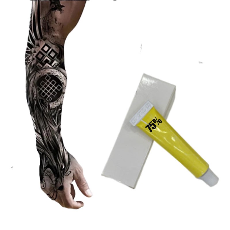 Explosive New Design Tattoo Products 75% Tattoo Cream Tattoo Supplies Micropigmentation Supplies for Beauty Salons