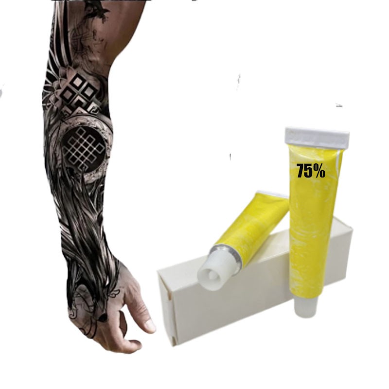 Explosive New Design Tattoo Products 75% Tattoo Cream Tattoo Supplies Micropigmentation Supplies for Beauty Salons
