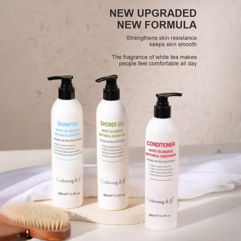 Shower Gel Kit Supplier - White Tea Scented Lockable Wall-Mount