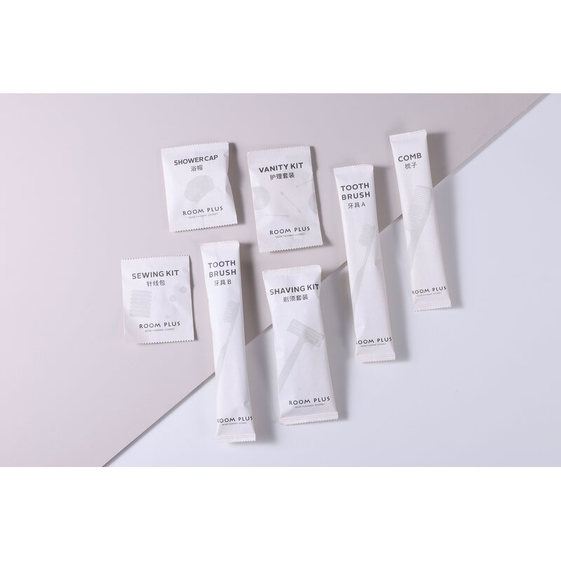 Hotel Toiletries Kit Supplier - FSC Eco-friendly Sugarcane Paper Bag