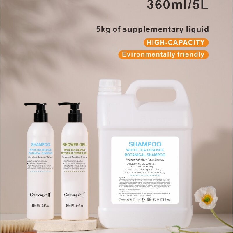 Shower Gel Kit Supplier - White Tea Scented Lockable Wall-Mount