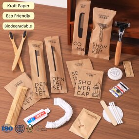 Hotel Toilet Kit Supplier - ODM Luxury Eco Friendly FSC Kraft Paper