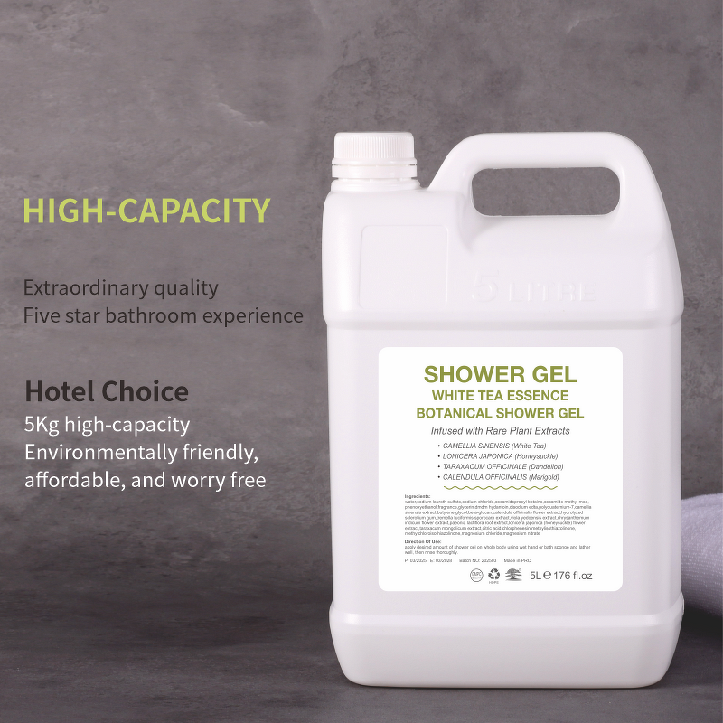 Hotel Lotion Supplier - High Capacity 5L White Tea Fragrance Moisturizing