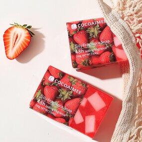 Strawberry Soap Supplier - 200G Fruit Scented Nourishing Deep Cleansing
