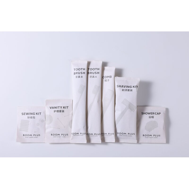 Hotel Toiletries Kit Supplier - FSC Eco-friendly Sugarcane Paper Bag