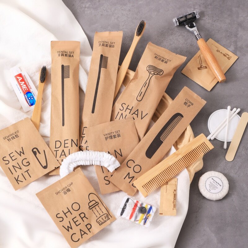 Hotel Toiletries Kit Supplier - FSC Eco Friendly Kraft Paper