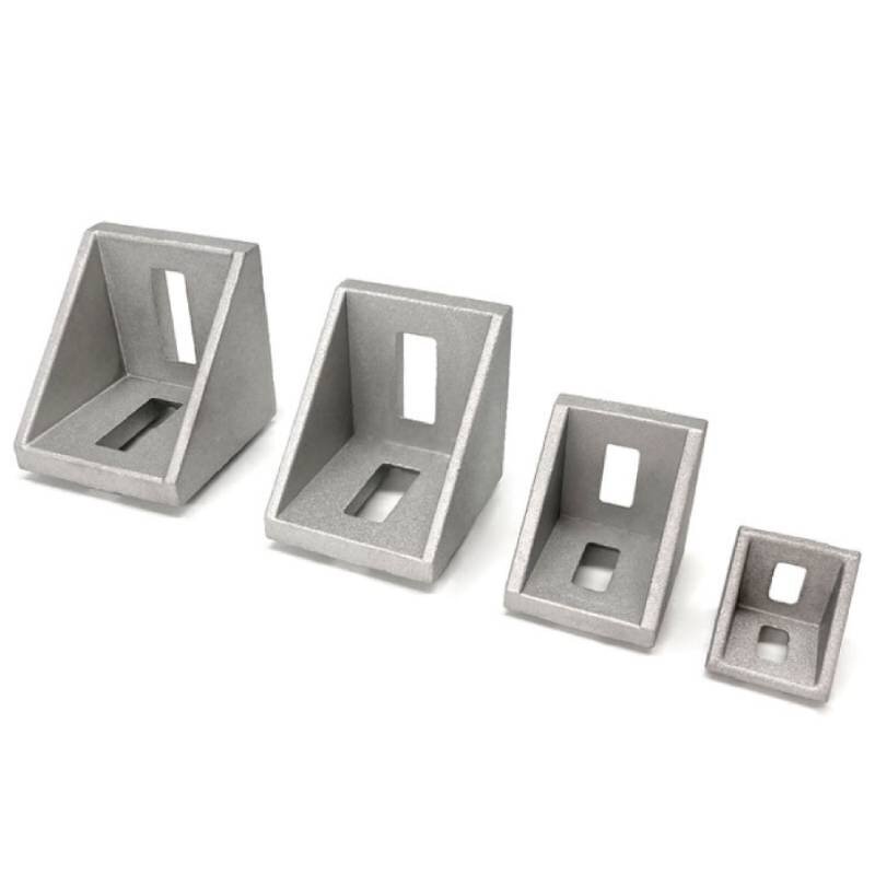 Aluminum Profile Die Cast Bracket Supplier - 90 Degree Corner Joint Accessory
