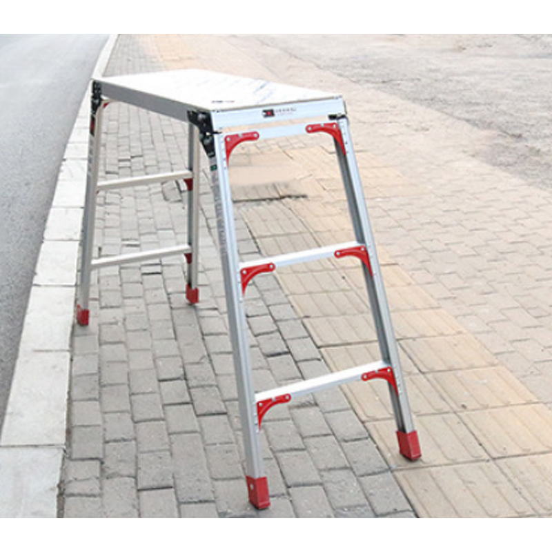 Aluminum Step Platform Ladder Manufacturer - Foldable Workbench Stool for Home Use