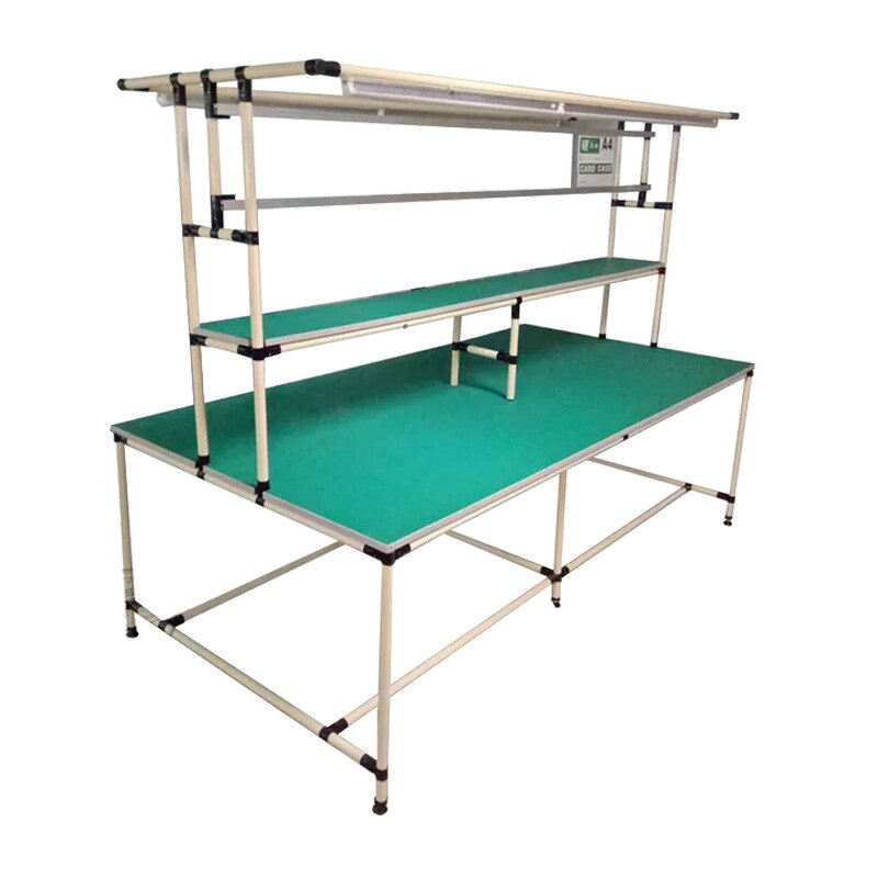 Lean Pipe ESD Workbench Manufacturer - for Clean Room Logistics Warehouse Packing