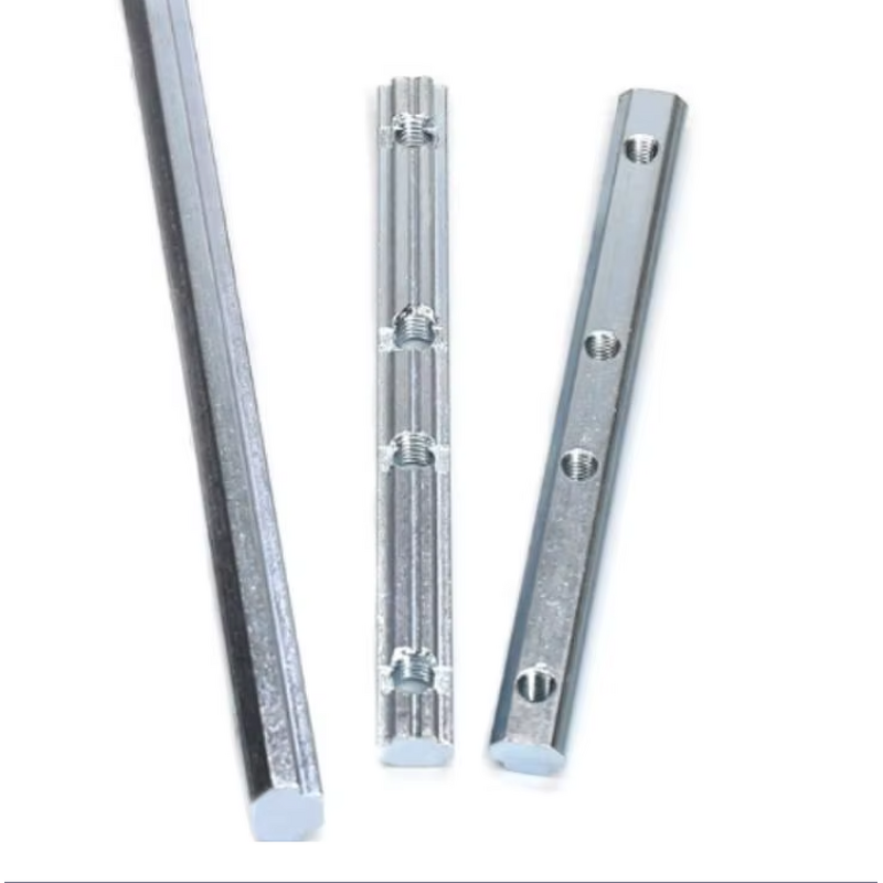 T-Slot Inner Joint Supplier - Zinc Plated Steel I-Bar 180 Degree Connector