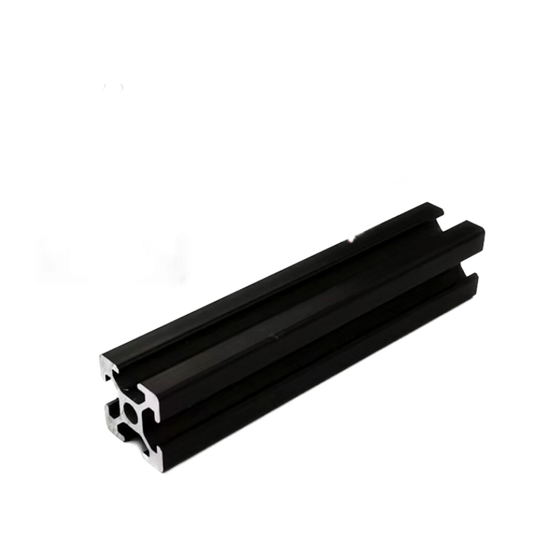 EU-Standard Aluminum Extrusion Profile Supplier - 20 Series Silver Black Structural Bar