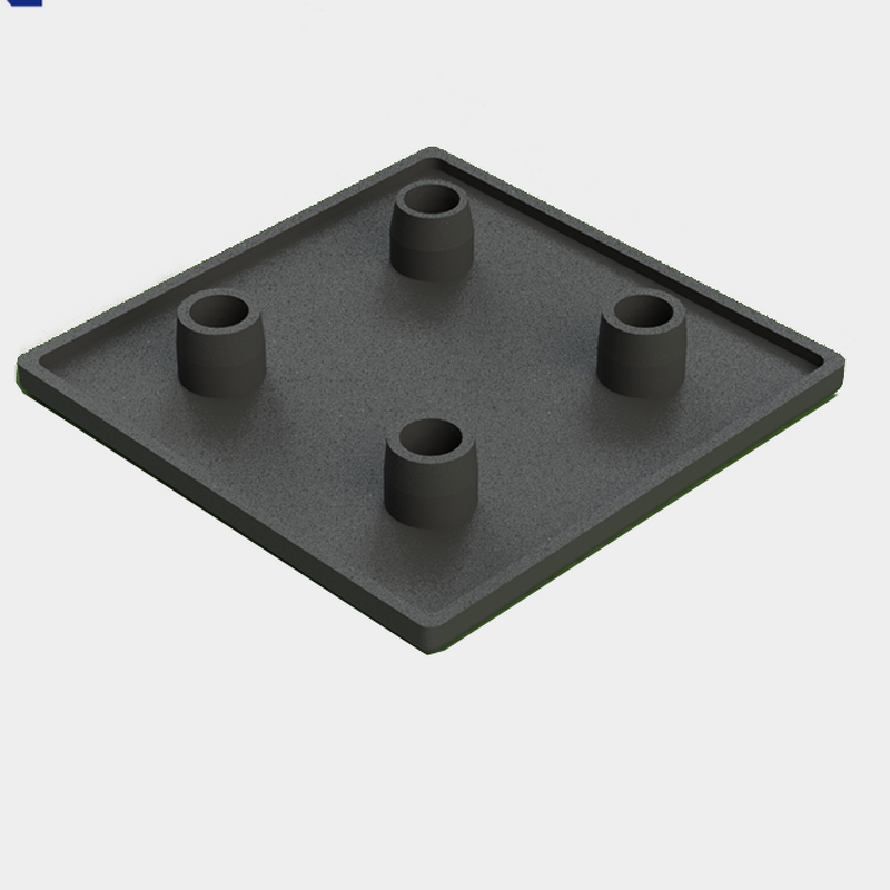 Aluminum Extrusion End Cover Supplier - Black Grey Color Options