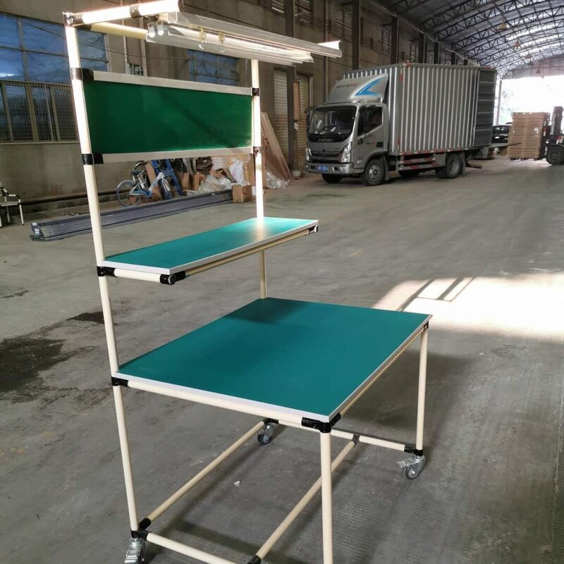 Antistatic Mobile Work Cart Supplier - Adjustable Material Handling Turnover Station
