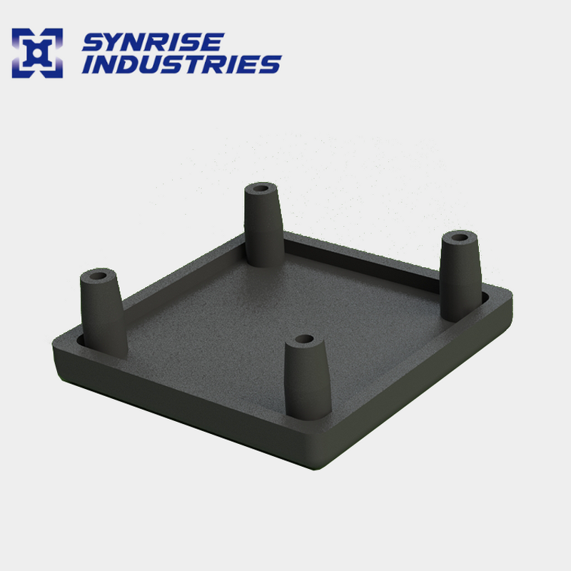 Aluminum Extrusion End Cover Supplier - Black Grey Color Options