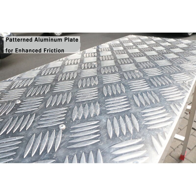 Aluminum Step Platform Ladder Manufacturer - Foldable Workbench Stool for Home Use