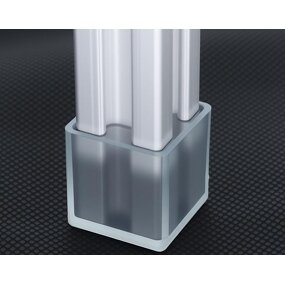 Aluminum Profile Floor Pad Supplier - Transparent Rubber Pad Scratch-resistant