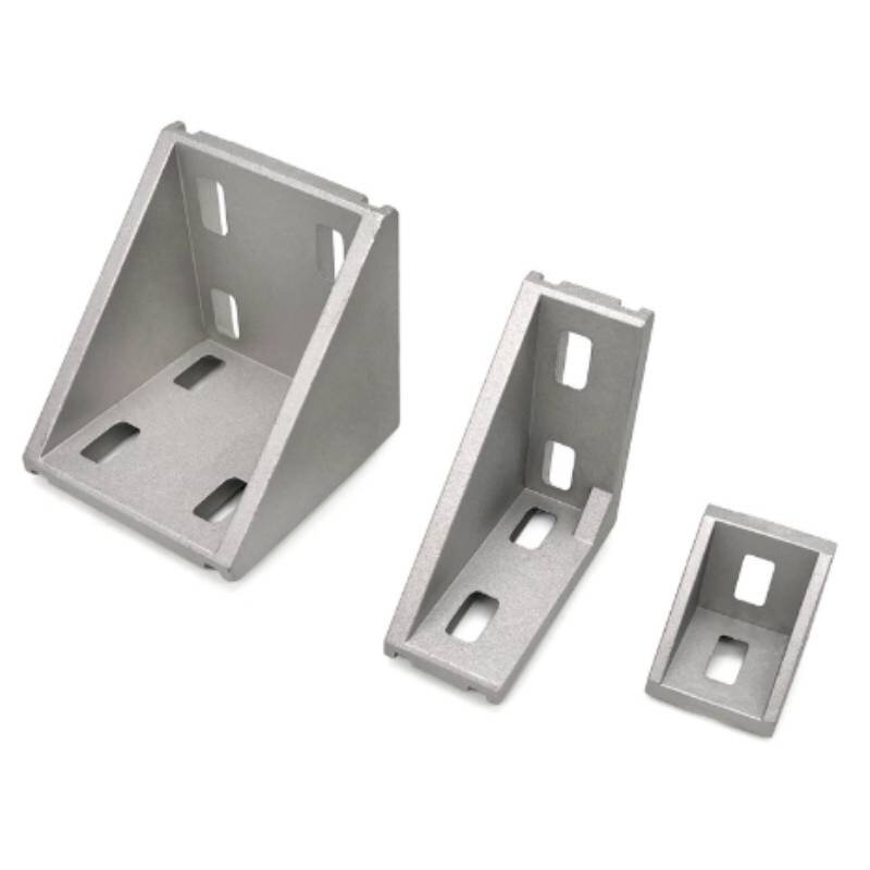Aluminum Profile Die Cast Bracket Supplier - 90 Degree Corner Joint Accessory