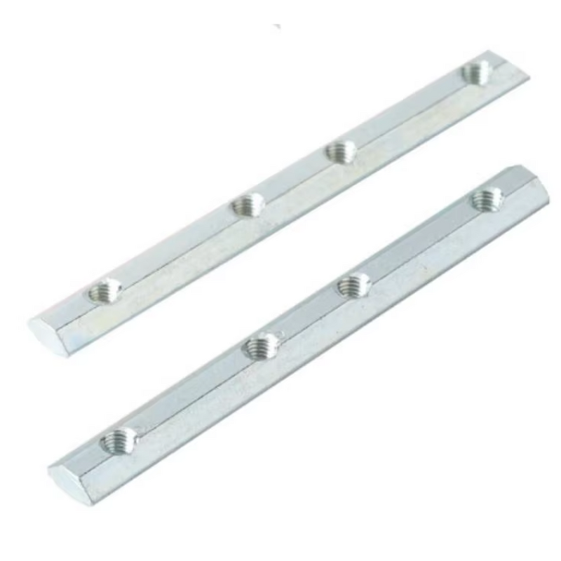 T-Slot Inner Joint Supplier - Zinc Plated Steel I-Bar 180 Degree Connector
