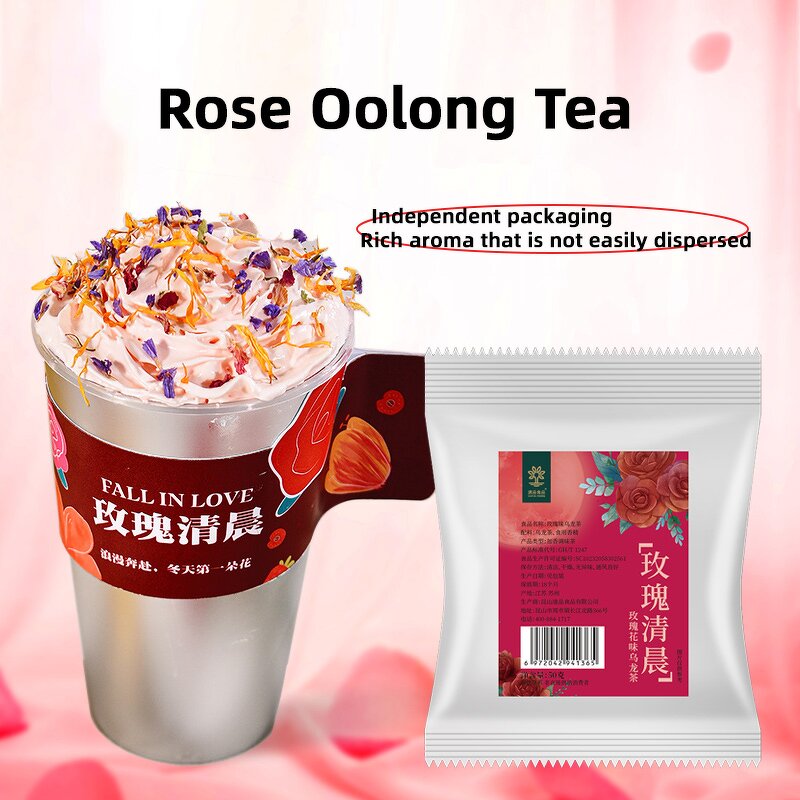 Rose Oolong Tea Supplier - Individually Packaged 50g Sachet Box