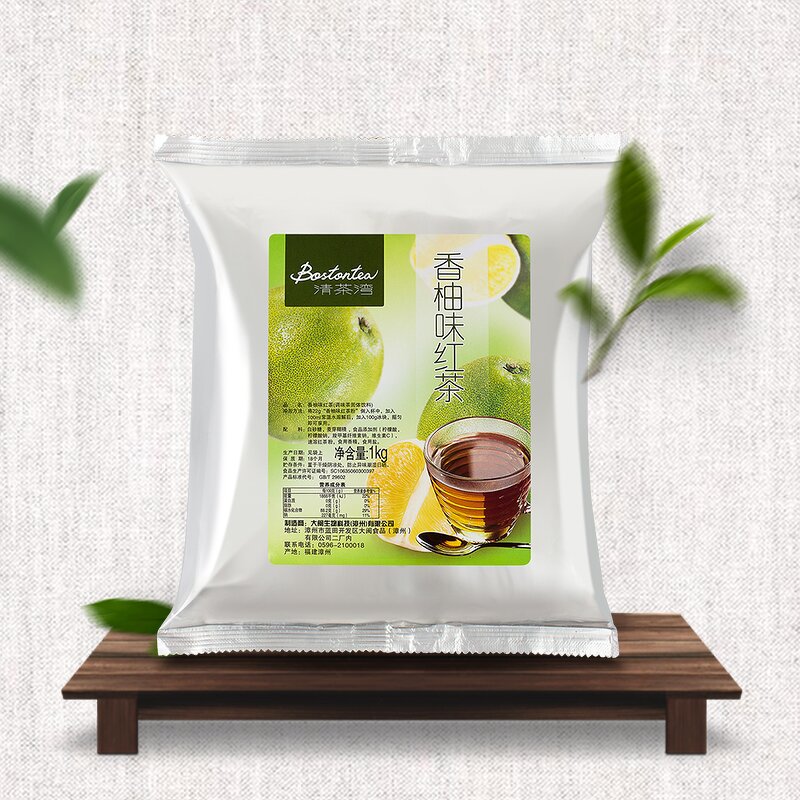 Black Tea Powder Supplier - Instant Grapefruit Blended Fruit Tea