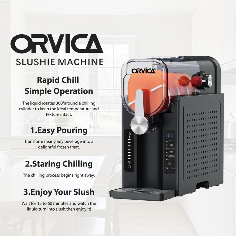 Smoothie Machine Supplier - ORVICA Automatic Home Plastic Slushy