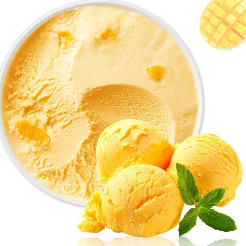Soft Ice Cream Powder Supplier - Mango Mix 1kg Bag