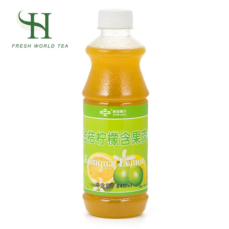 Kumquat Lemon Juice Supplier - Concentrated Flavored 840ml
