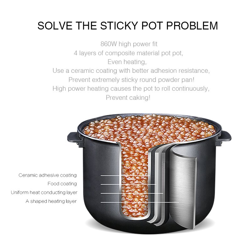 Tapioca Pearls Cooking Pot Manufacturer - SJ Z1 Commercial Automatic