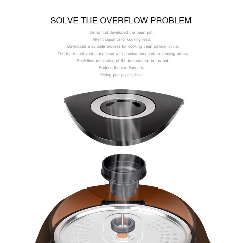 Tapioca Pearls Cooking Pot Manufacturer - SJ Z1 Commercial Automatic