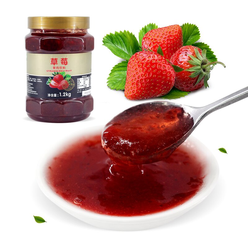 Strawberry Jam Supplier - Premium Fruit Puree 1.2kg