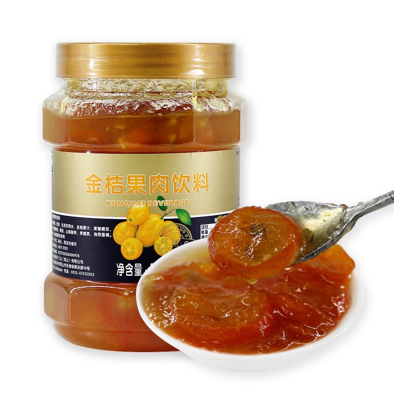 Orange Jam Supplier - Concentrated with Pulp Liquid Bottle
