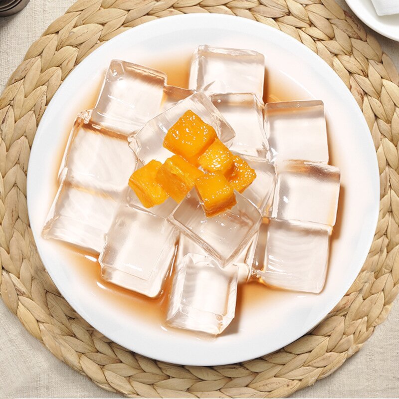 Grass Jelly Powder Supplier - White Bubble Tea Ingredients 500g