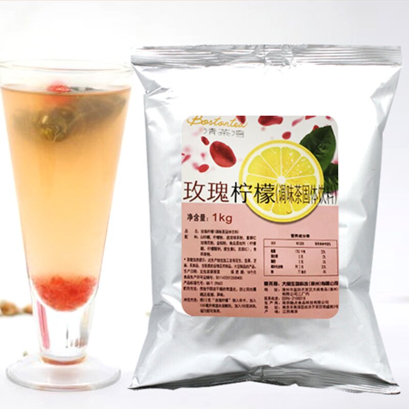 Rose Lemon Tea Powder Manufacturer - Natural Flavored Fruit Tea