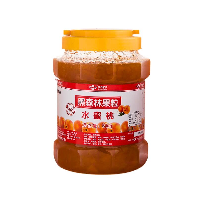 Peach Jam Supplier - Fresh Juice 3kg with Pulp