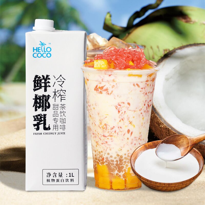 Coconut Milk Manufacturer - 12L Per Carton Coconut Latte Raw