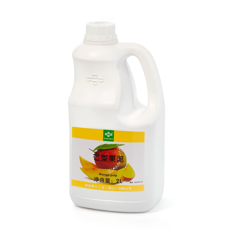 Mango Purees Supplier - 2L Bottle for Milk Tea Ingredients