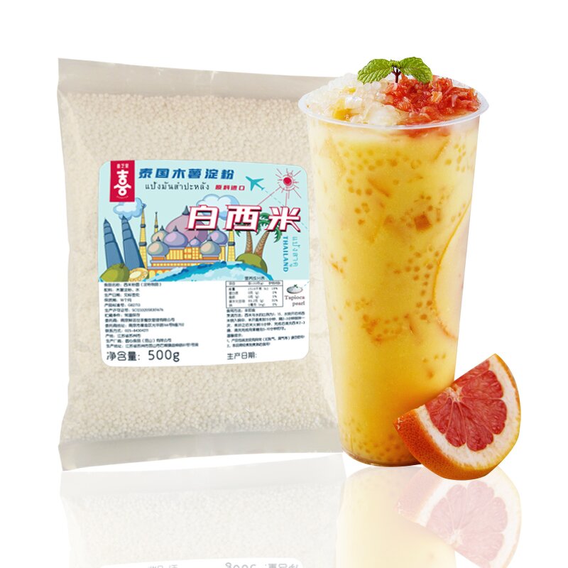 Tapioca Pearl Supplier - Ceeds Wang White Sago 500g Bag