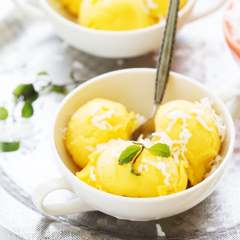 Soft Ice Cream Powder Supplier - Mango Mix 1kg Bag