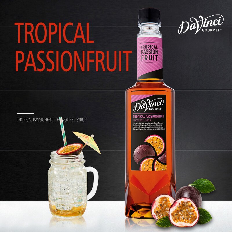 Passion Fruit Syrup Manufacturer - Da Vinci Coffee Bubble Tea