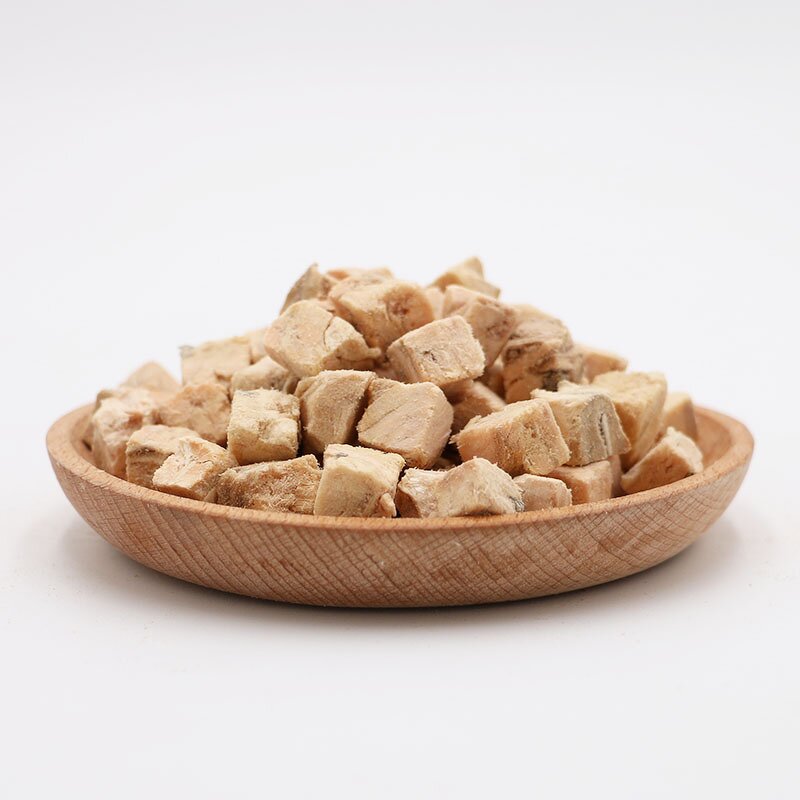 Freeze Dried Salmon Cubes Supplier - OEM Pet Food and Treats for Sale