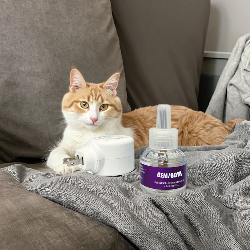 Cat Pheromone Diffuser Manufacturer - for Calming Relief 1+1 Refills